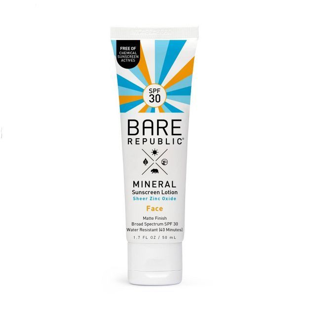 Bare Republic Mineral Face Sunscreen Lotion - SPF 30 - 1.7 fl oz | Target