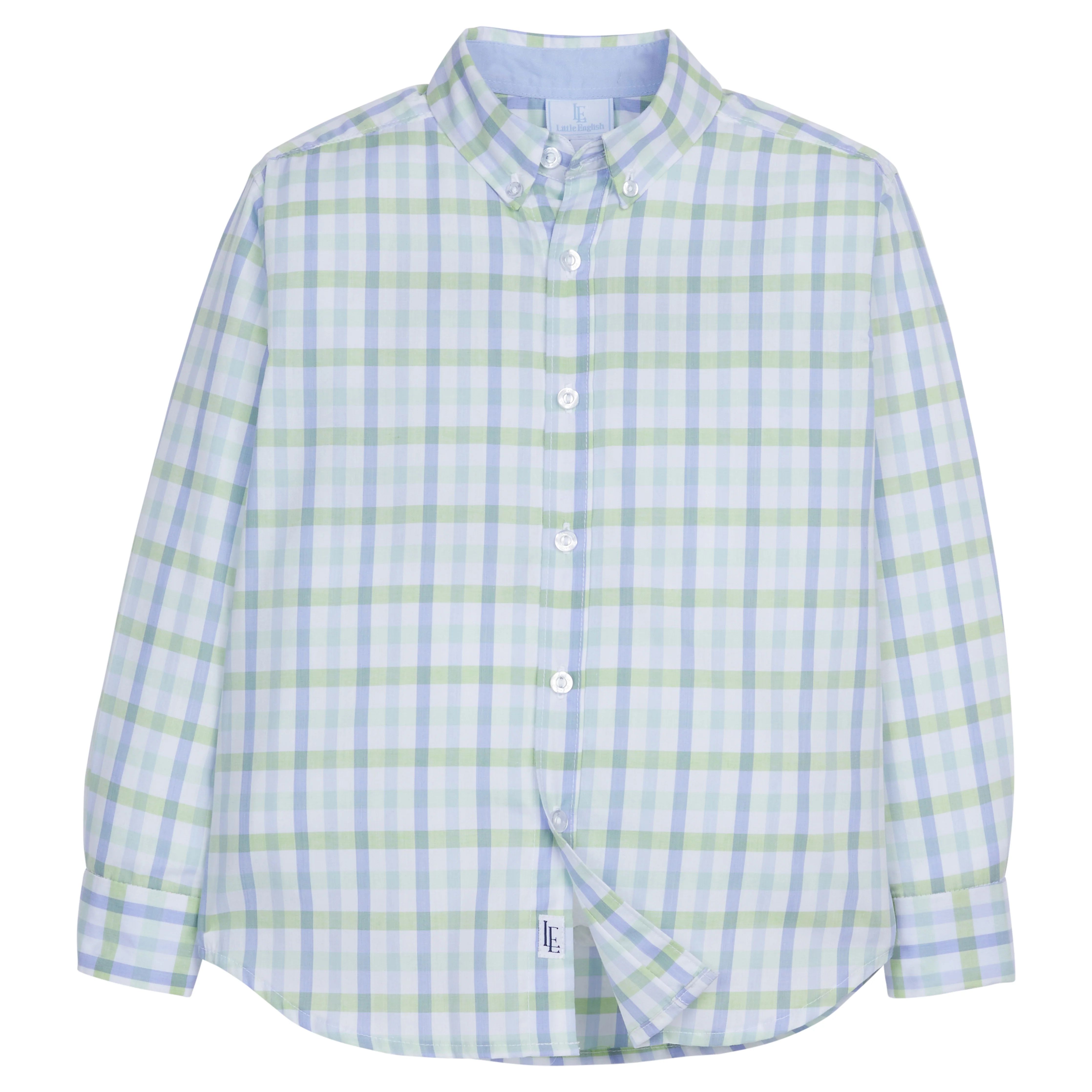 Wingate Button Down Shirt - Boy's Plaid Shirts | Little English