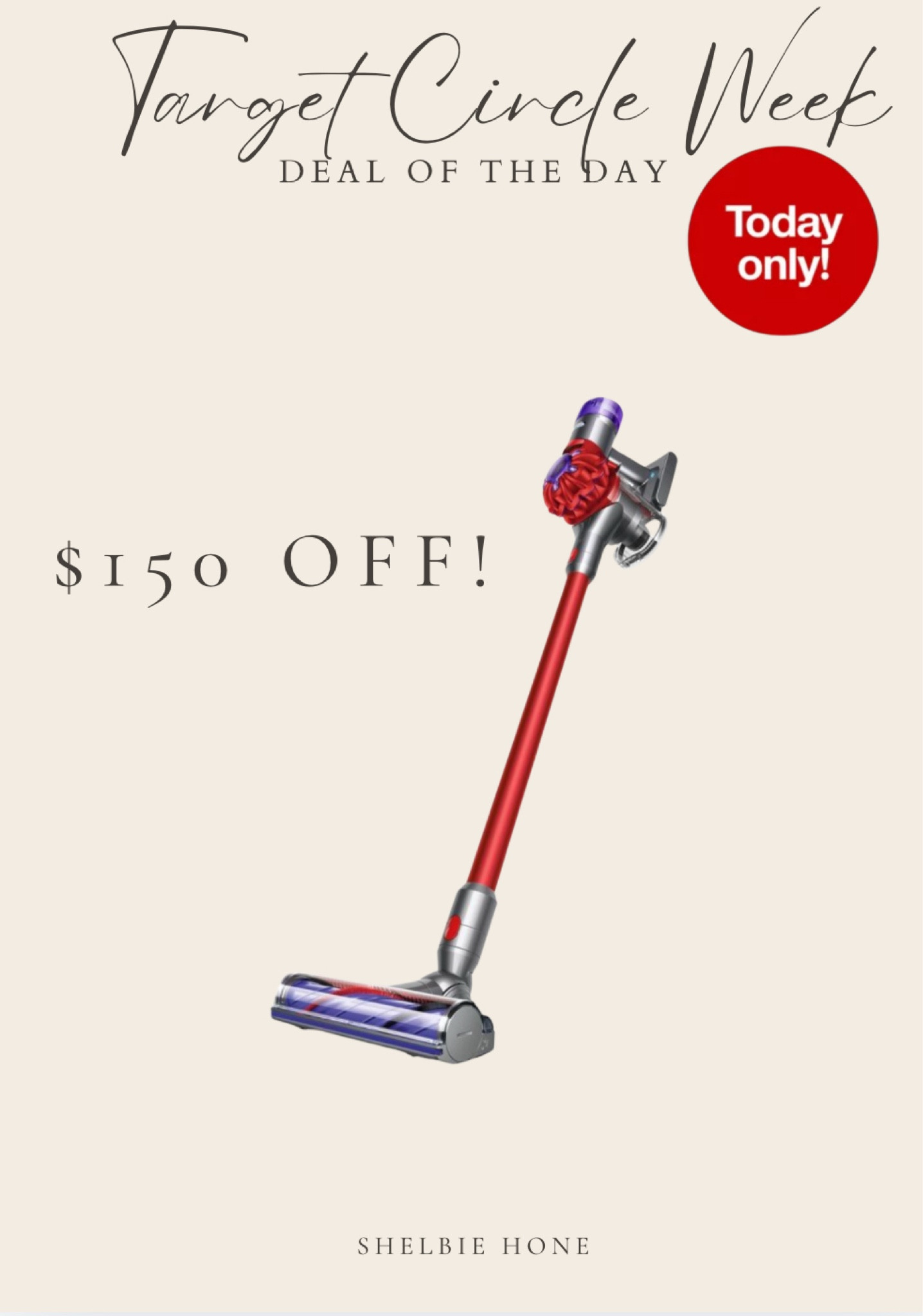 Dyson V8 Origin Cordless Stick Vacuum! $279.99 after $150 off!

#LTKHome #LTKGiftGuide #LTKxTarget