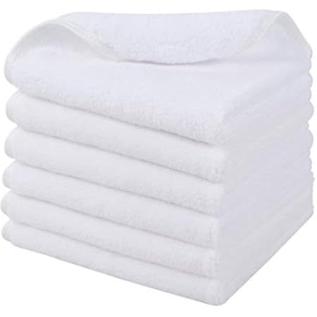 SINLAND Microfiber Facial Cloths Fast Drying Washcloth 12inch x 12inch | Amazon (US)
