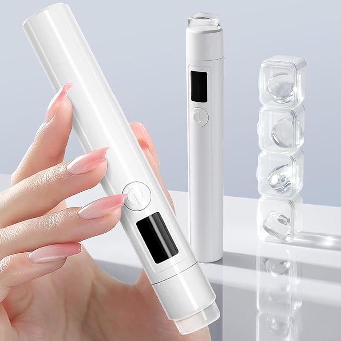 Pink OR White Mini Uv Light for Nails,Portable Small Handheld Uv Light for Gel Nails,Cordless Rec... | Amazon (US)