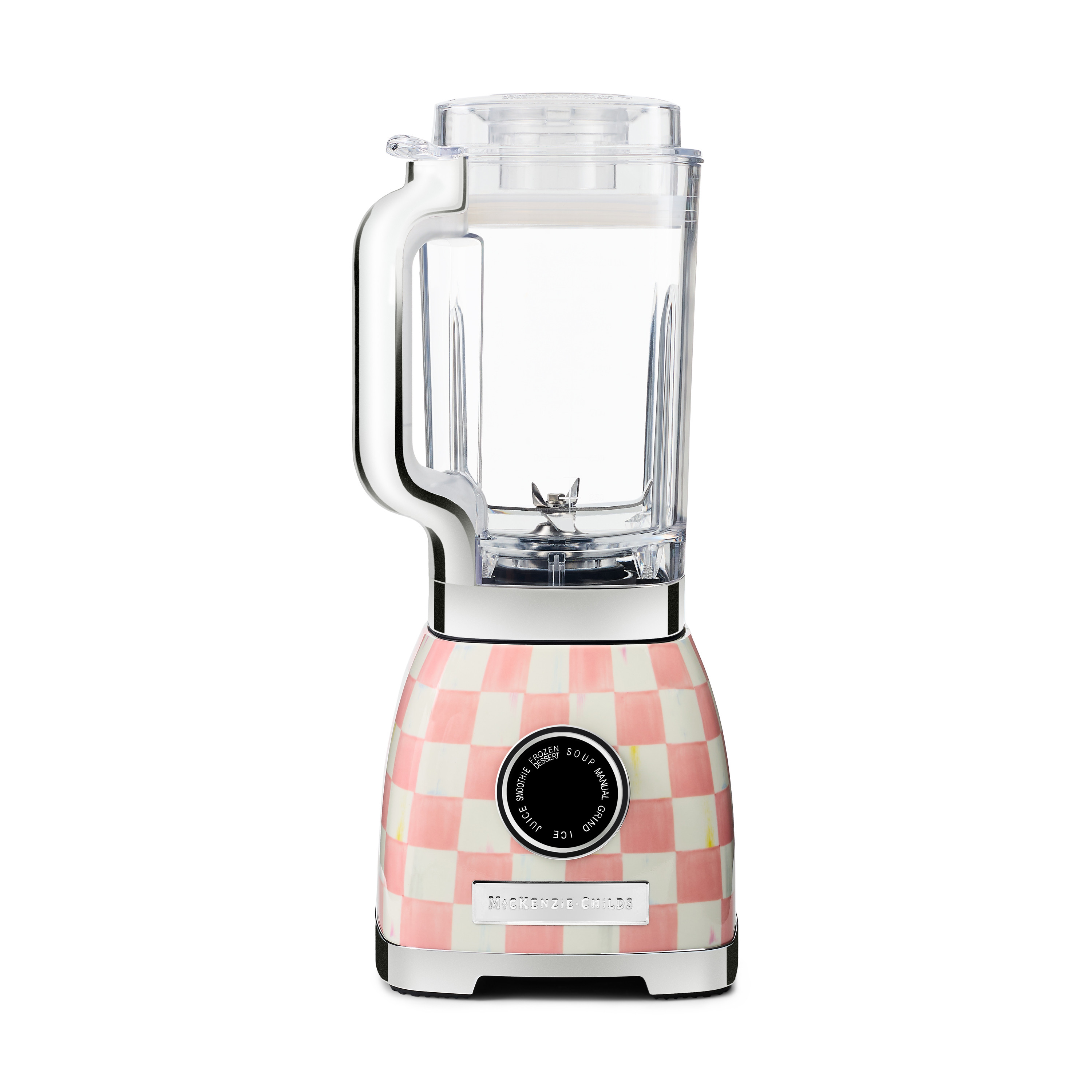 MacKenzie-Childs Rosy Check Blender | MacKenzie-Childs