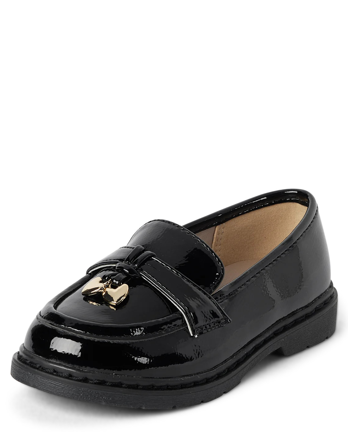 Toddler Girls Heart Loafers - black | The Children's Place