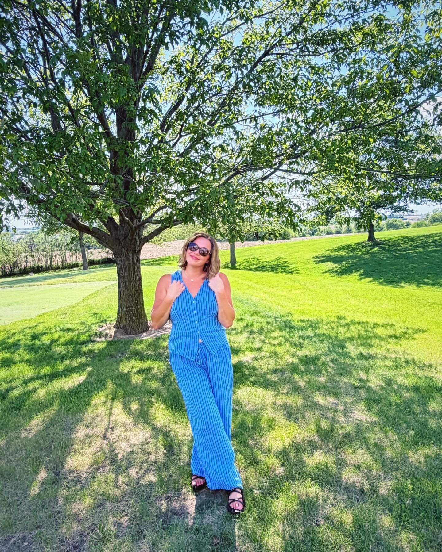 Making matching sets my personality this summer and this one from @Aerie is perfect 💙

#LTKootd #LTKMidsize #LTKSeasonal