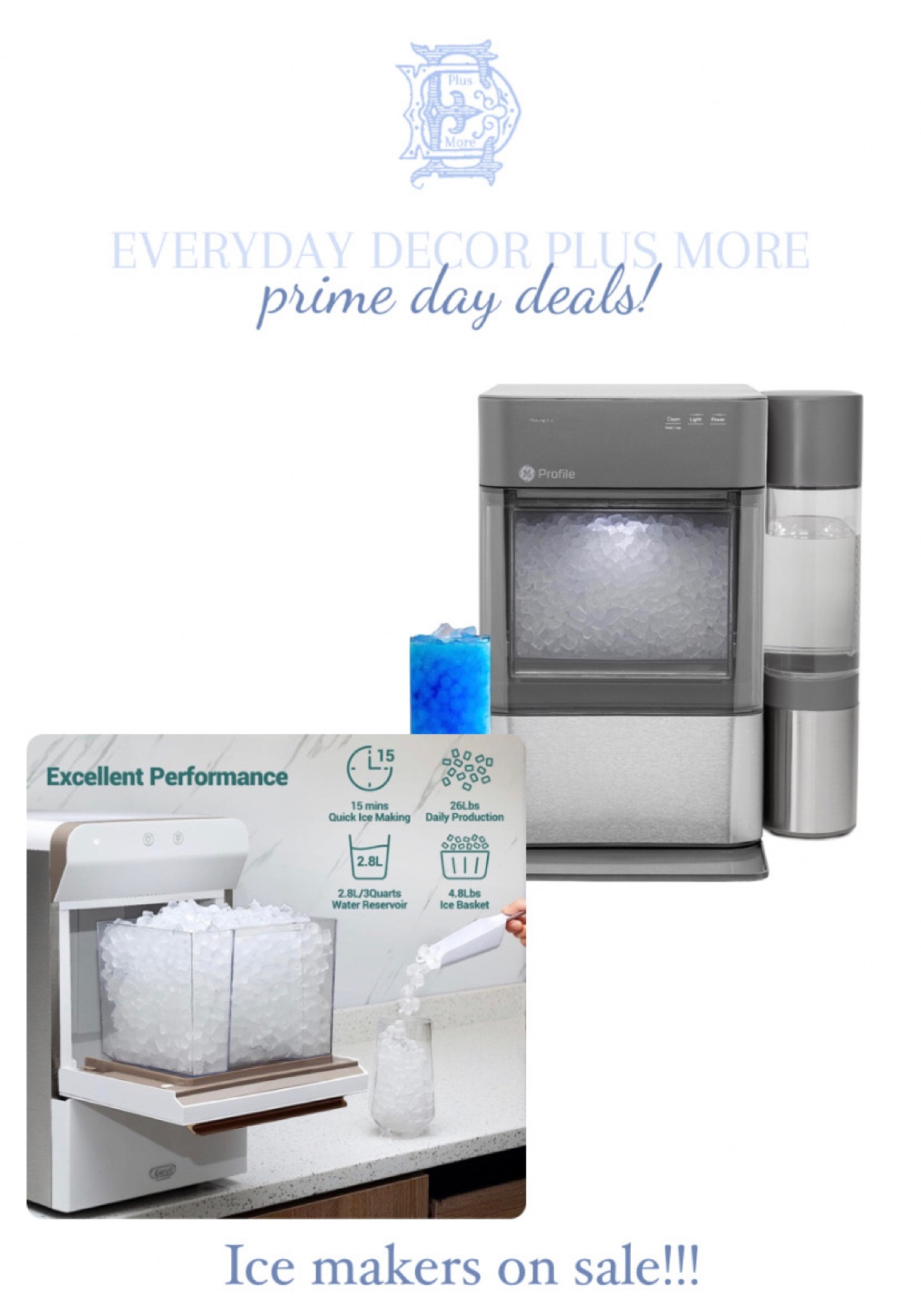 Ice makers on sale 
Pebble ice makers on sale
Nugget ice maker on sale!

#LTKhome #LTKsalealert #LTKxPrimeDay