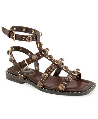 Kenneth Cole New York Women's Ruby Stones Gladiator Flat Sandals - Macy's | Macy's