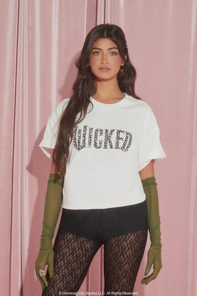 Wicked Faux Gem Tee | Forever 21
