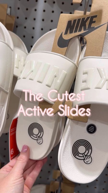I found the cutest active slides while I was out shopping today. I love the monochromatic logo look. So cute in these neutral colors. Annoyed I didn’t get a pair. Looks like I’ll be ordering. Which color would you get? 

#LTKActive #LTKfindsunder50 #LTKshoecrush