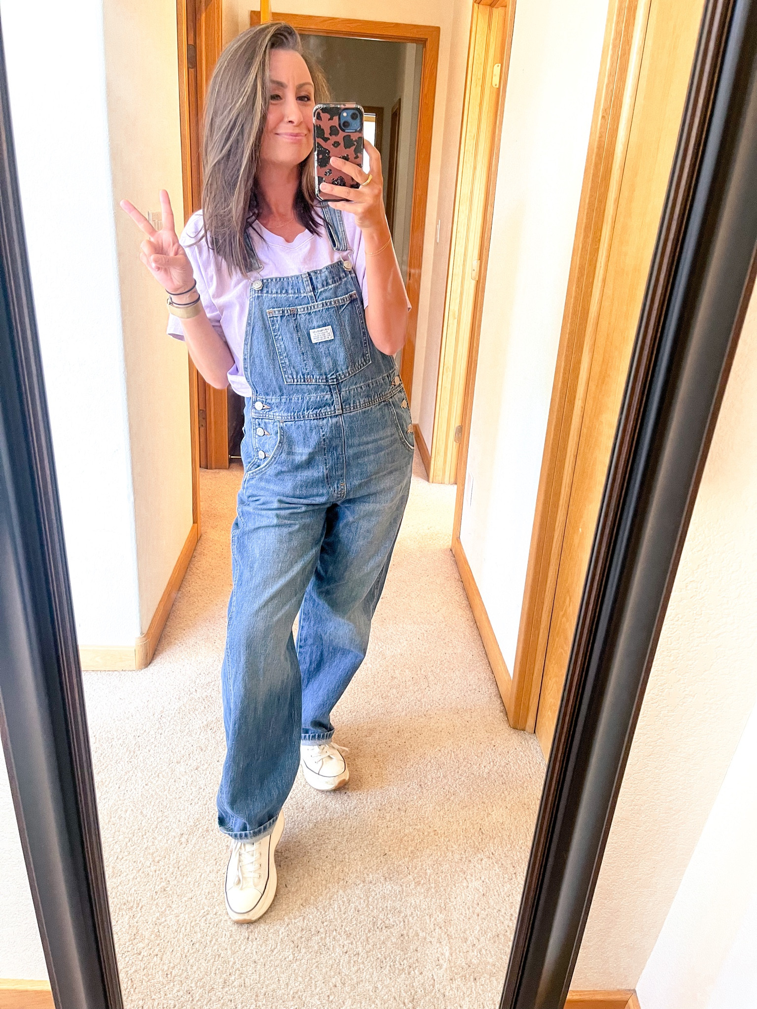 Can we do 30 days of #ootd? 

It’s my birthday month and I’ve got some really big things up my sleeve to share and start. Last year of my 30’s and I’m going to make it fun! 

I wasn’t sure about the overall’s today. I haven’t worn these since high school 🤦🏻‍♀️ But they easy and cute! Also currently 30% off! 

#LTKBacktoSchool #LTKFind #LTKunder100