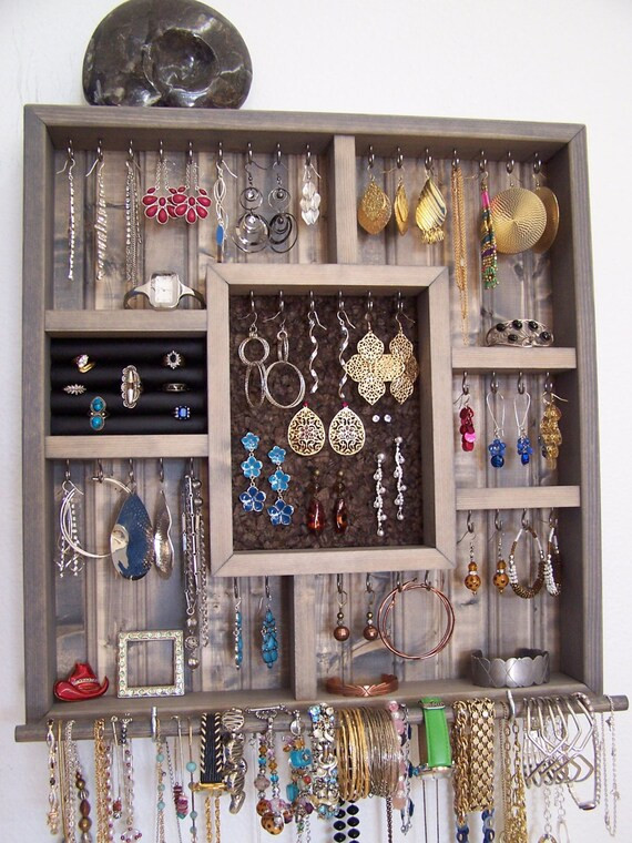 College Dorm Room Decor Jewelry Holder With Bracelet Bar | Etsy (US)