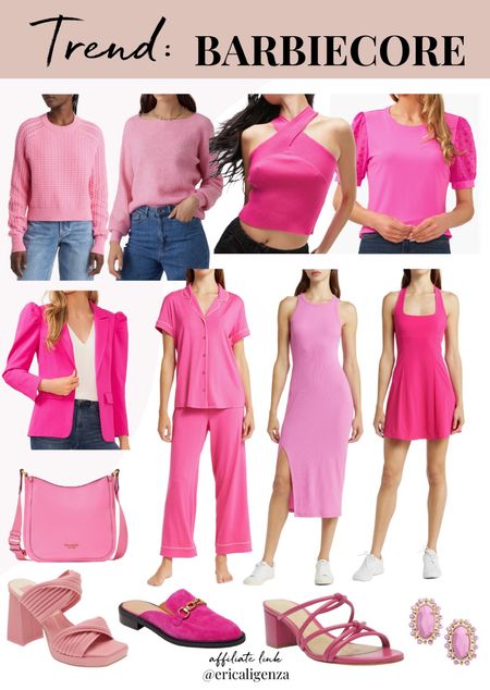 Nordstrom Sale - Barbiecore pink! 💕

Pink sweater // cable knit sweater // halter neck sweater // puff sleeve blouse // tennis dress // midi dress // pj set // puff sleeve blazer // pink purse // pink platform heels // pink sandals // pink mules // pink earrings

#LTKxNSale #LTKsalealert #LTKstyletip