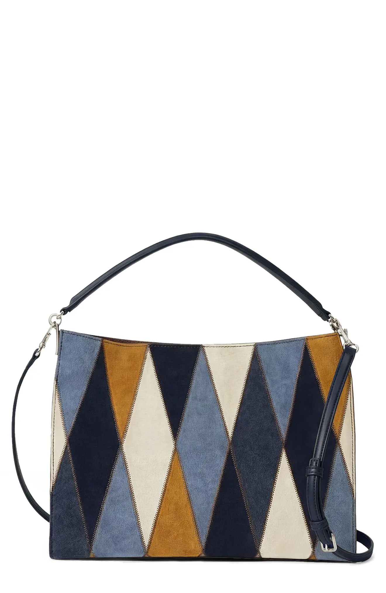 Vida Patchwork Suede Shoulder Bag (Women) | Nordstrom | Nordstrom