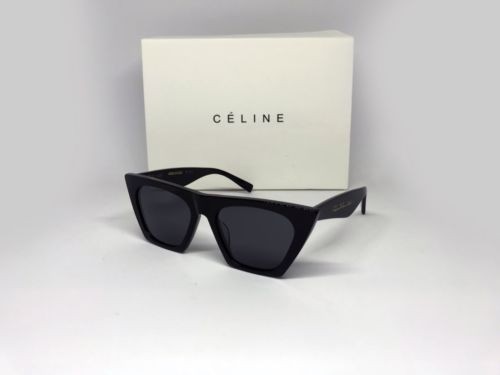 New CELINE Edge CL 41468/S 807IR Sunglasses Black Gray Women Italy | eBay | eBay US