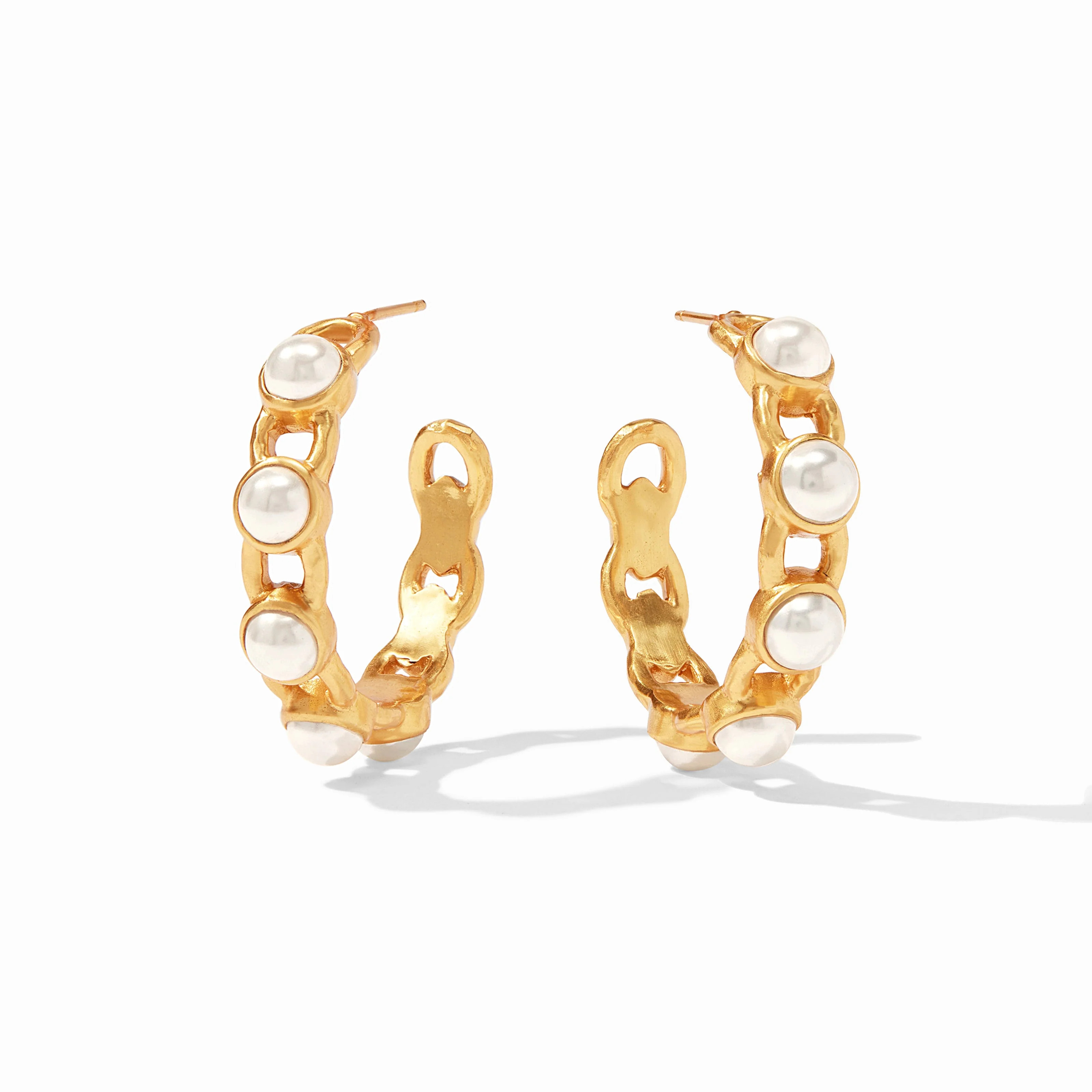 Palermo Pearl Hoop Earrings | Julie Vos | Julie Vos