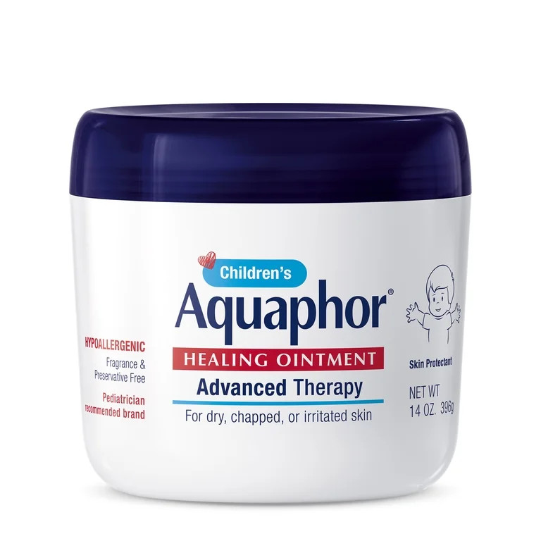 Aquaphor Children's Healing Ointment for Dry, Chapped or Irritated Skin, Hypoallergenic, 14 oz | Walmart (US)