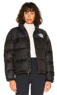 The North Face 1996 Retro Nuptse Jacket in Recycled TNF Black from Revolve.com | Revolve Clothing (Global)