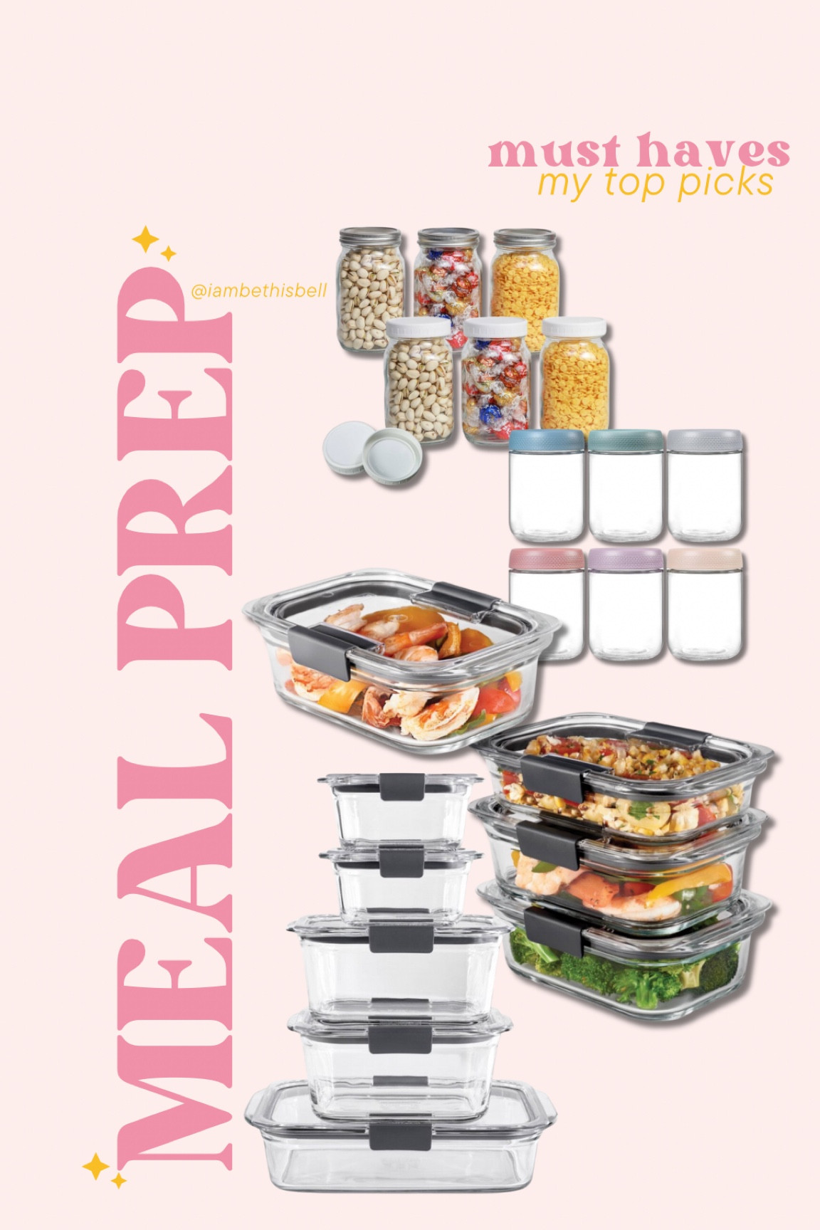 My meal prep must haves!!