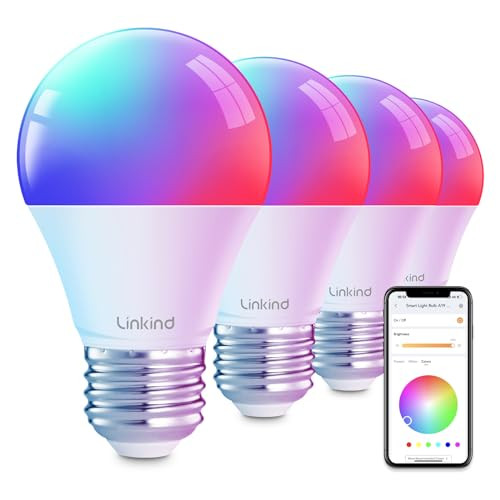 Linkind Smart Light Bulbs, Smart Bulb That Work with Alexa & Google Home, LED Light Bulbs Color C... | Amazon (US)