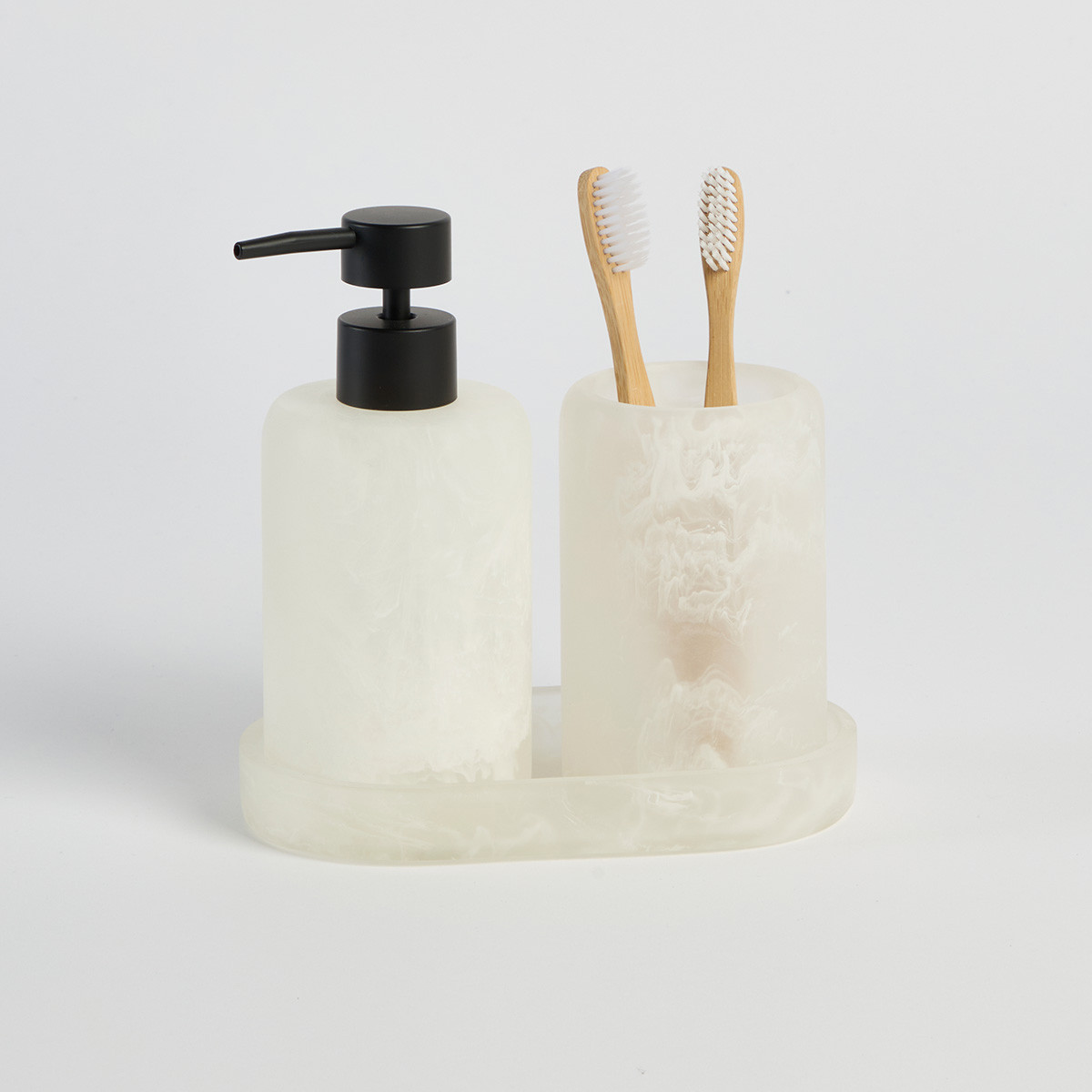 Capri White 3 Piece Bathroom Set [HB3BSCAPA26A] | Pillow Talk AU