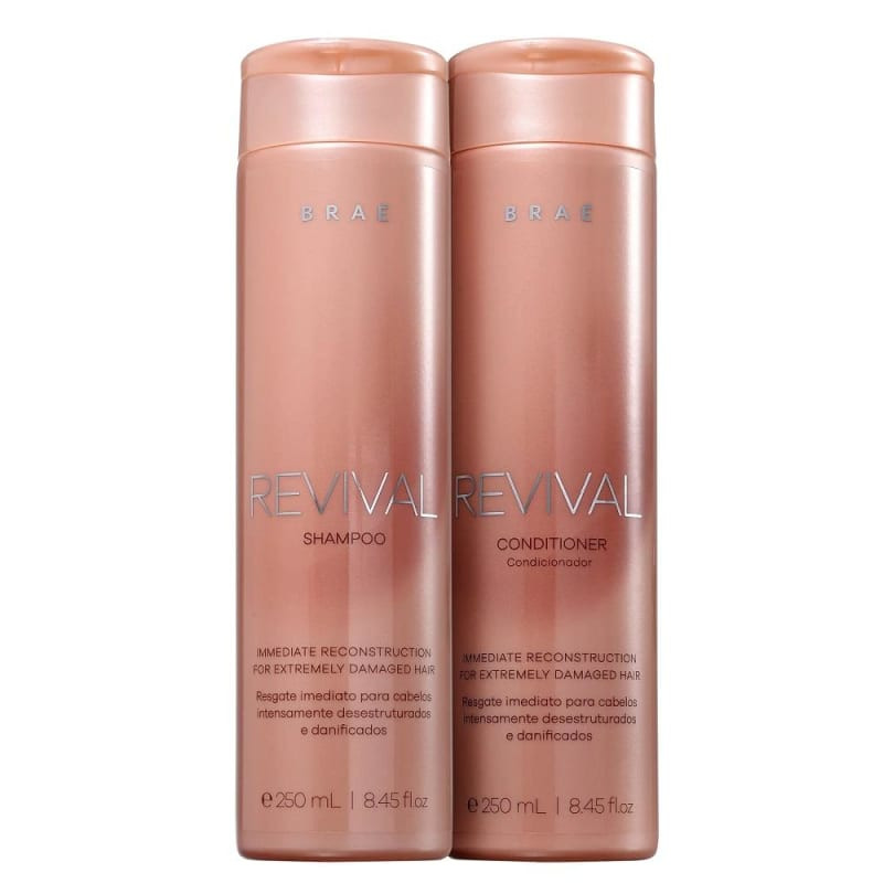 Braé Revival Shampoo 250ml e Condicionador 250ml | Beleza Na Web (BR)