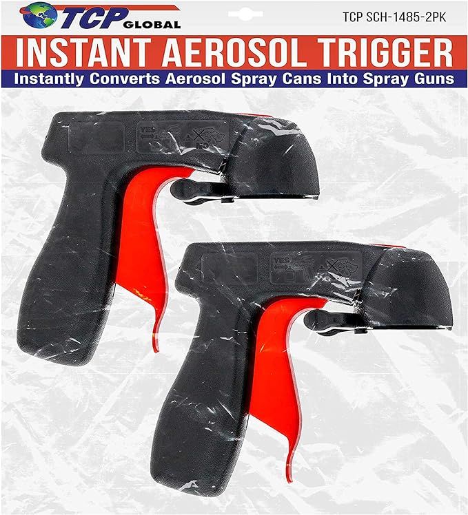 Instant Aerosol Trigger Handle (Pack of 2), Instantly Converts Spray Cans into Spray Guns - Full ... | Amazon (US)