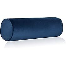 Memory Foam Roll Pillow for Knee/Leg/Neck - Full Moon Bolster/Round Cylinder Pillow for Sleeping on  | Amazon (US)