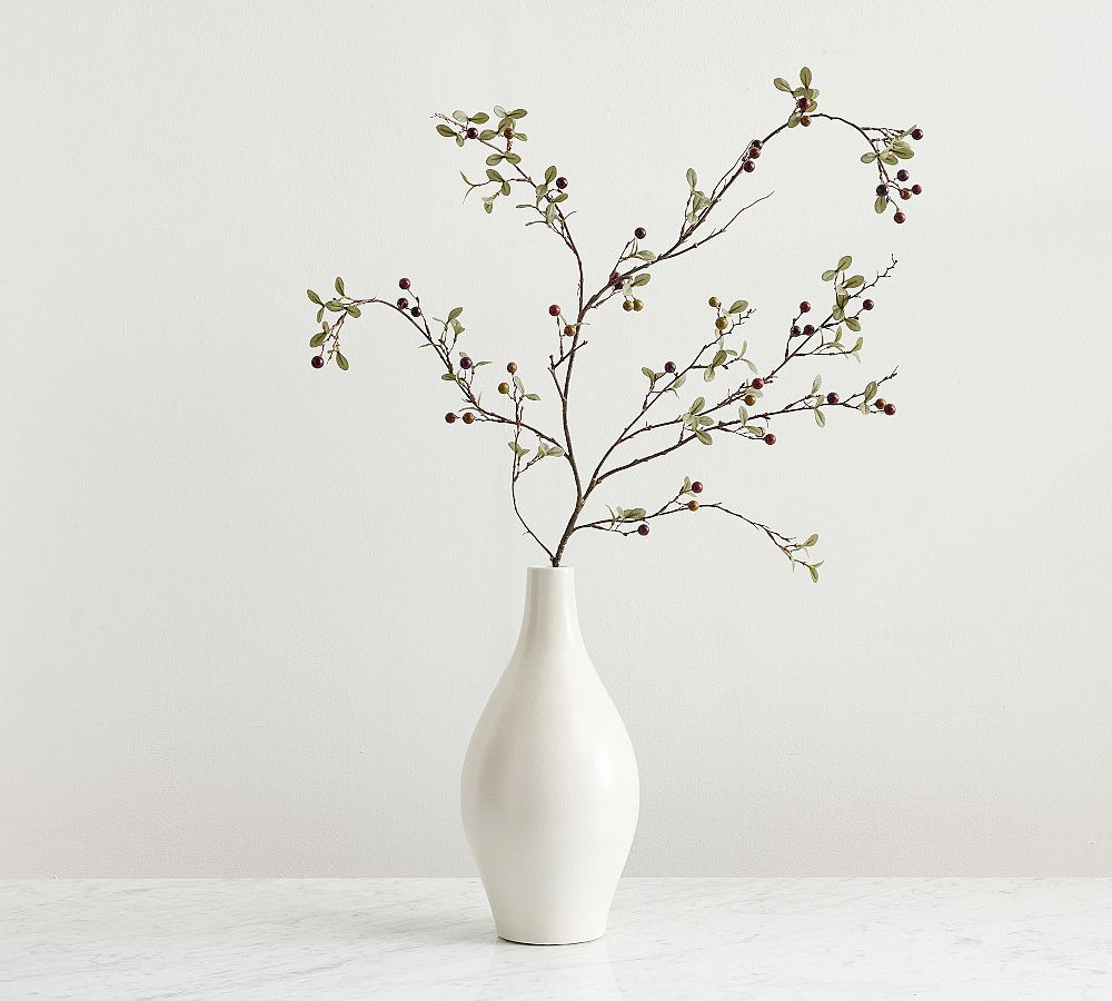 Faux Chocolate Berry Branch | Pottery Barn (US)