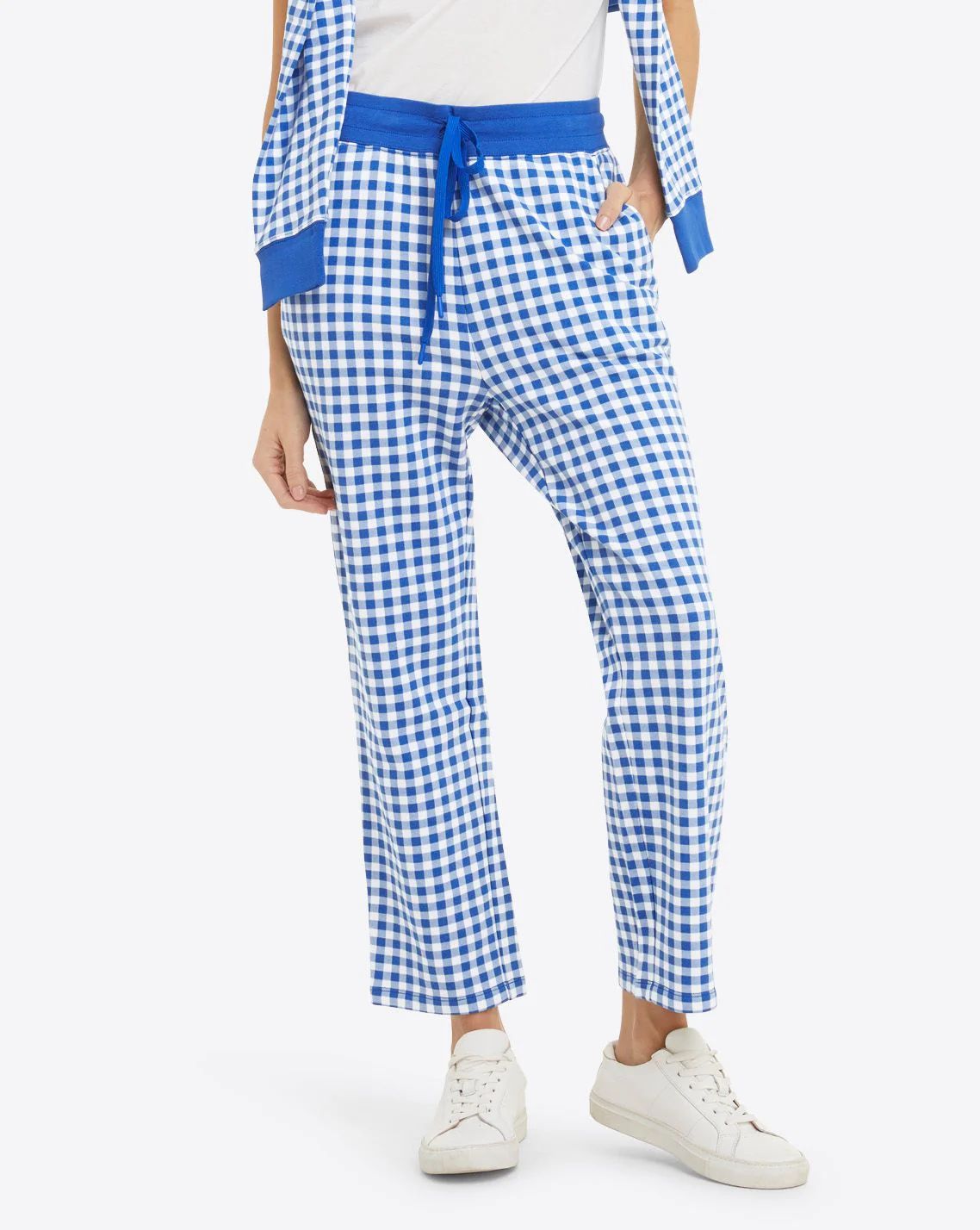 Natalie Sweatpants in Gingham | Draper James (US)