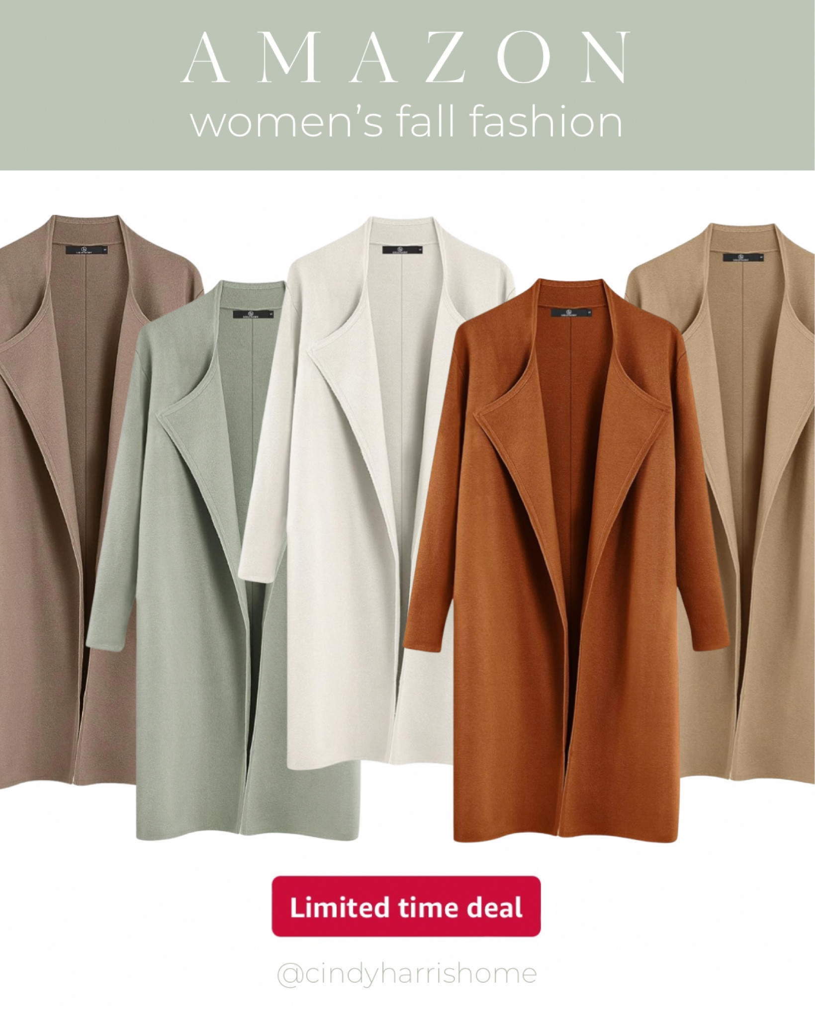 Limited time Amazon deal!! 🚨 

I have this in several colors snd absolutely consider it a staple in my fall wardrobe! 

#LTKMidsize #LTKSaleAlert #LTKStyleTip