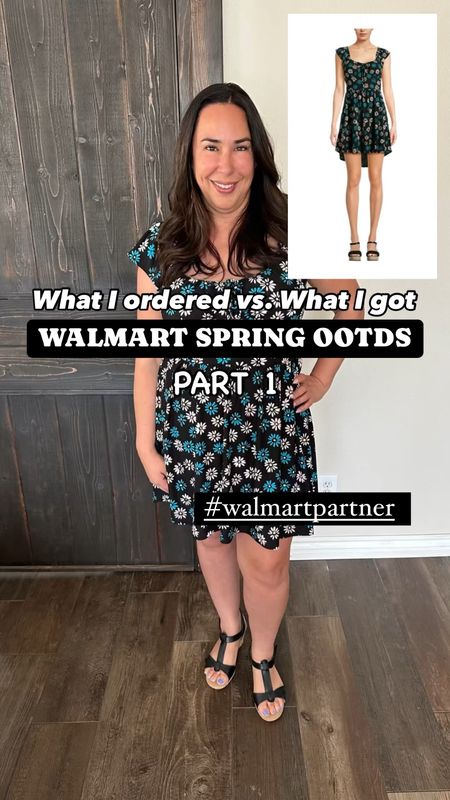 #walmartpartner I'm excited to partner with @walmart to bring you spring and summer outfit ideas you will love! Here’s what I ordered vs. What I got midsize edition. These dresses are buttery soft. Remember when people were going crazy wanting buttery soft leggings, these dresses feel just like them AND they are long enough to sit in without having the back of your thighs touch the chair! I will be in these linen pull on shorts all summer long! I bought so many pairs! Sizing notes: I'm a 14 and usually wear an XL, but I am wearing a large in these. The tags show large as 12/14 and XL as 16/18 so pay attention to sizing. The black v neck top is light weight and perfect for a hot day. Reviews say it's see through. I only tried the black and it was not see through.  I love the denim shorts, but I highly recommend sizing up one. I am wearing a 16 in this clip. I love this ribbed top. It's short enough to not have to tuck in, but not so short it looks cropped. I'm crazy about silver right now so I added silver bracelets and sandals. Which is your favorite look? #walmartfashion @walmartfashion

#LTKfindsunder50 #LTKSeasonal #LTKstyletip