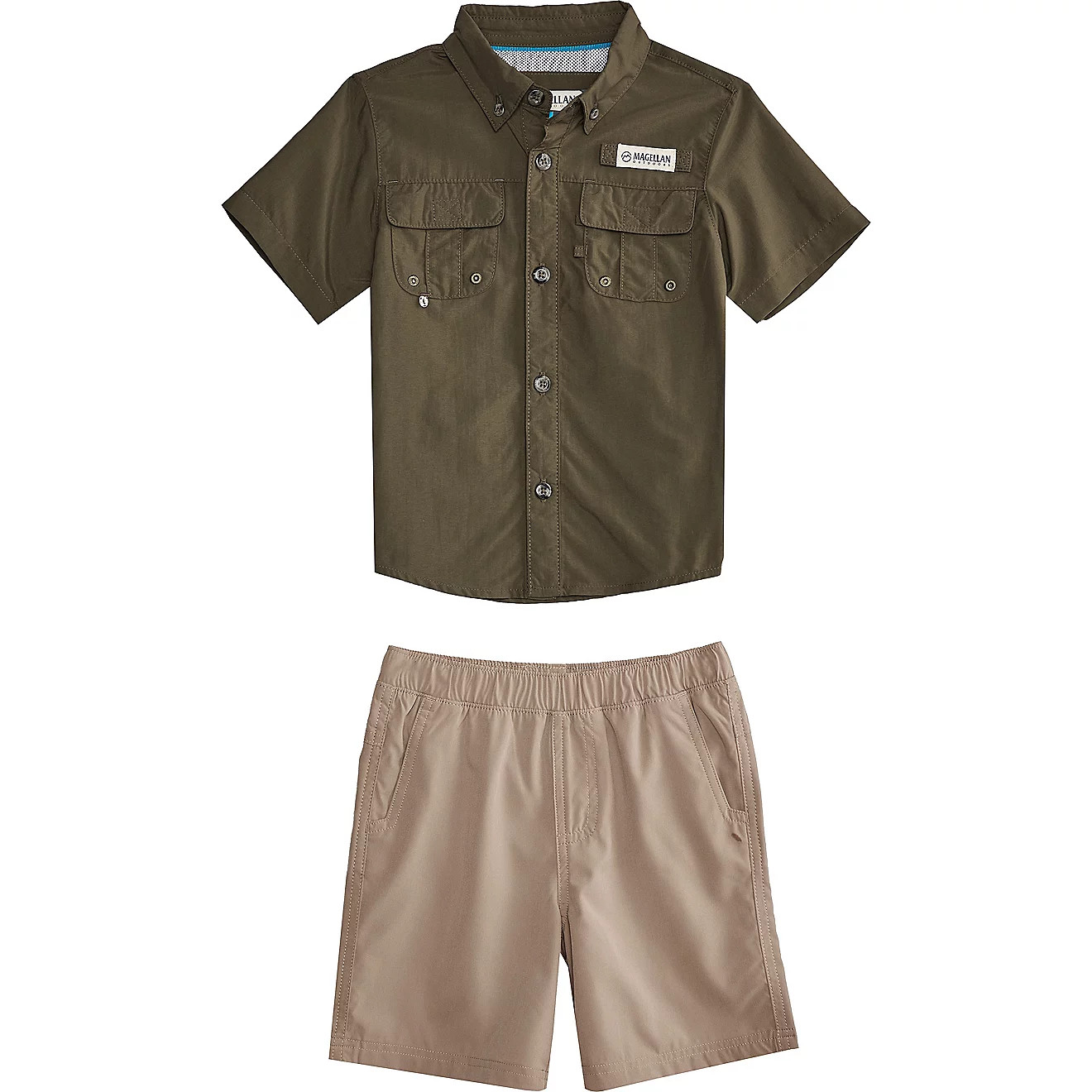 Magellan Outdoors Toddler Boys' Laguna Madre Caddo Lake Shirt And Shorts Set | Academy | Academy Sports + Outdoors