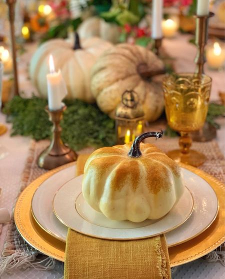 Fall Tablescape, Amazon home, pumpkins, Lenox, vintage candles 

#LTKSeasonal #LTKHoliday #LTKhome