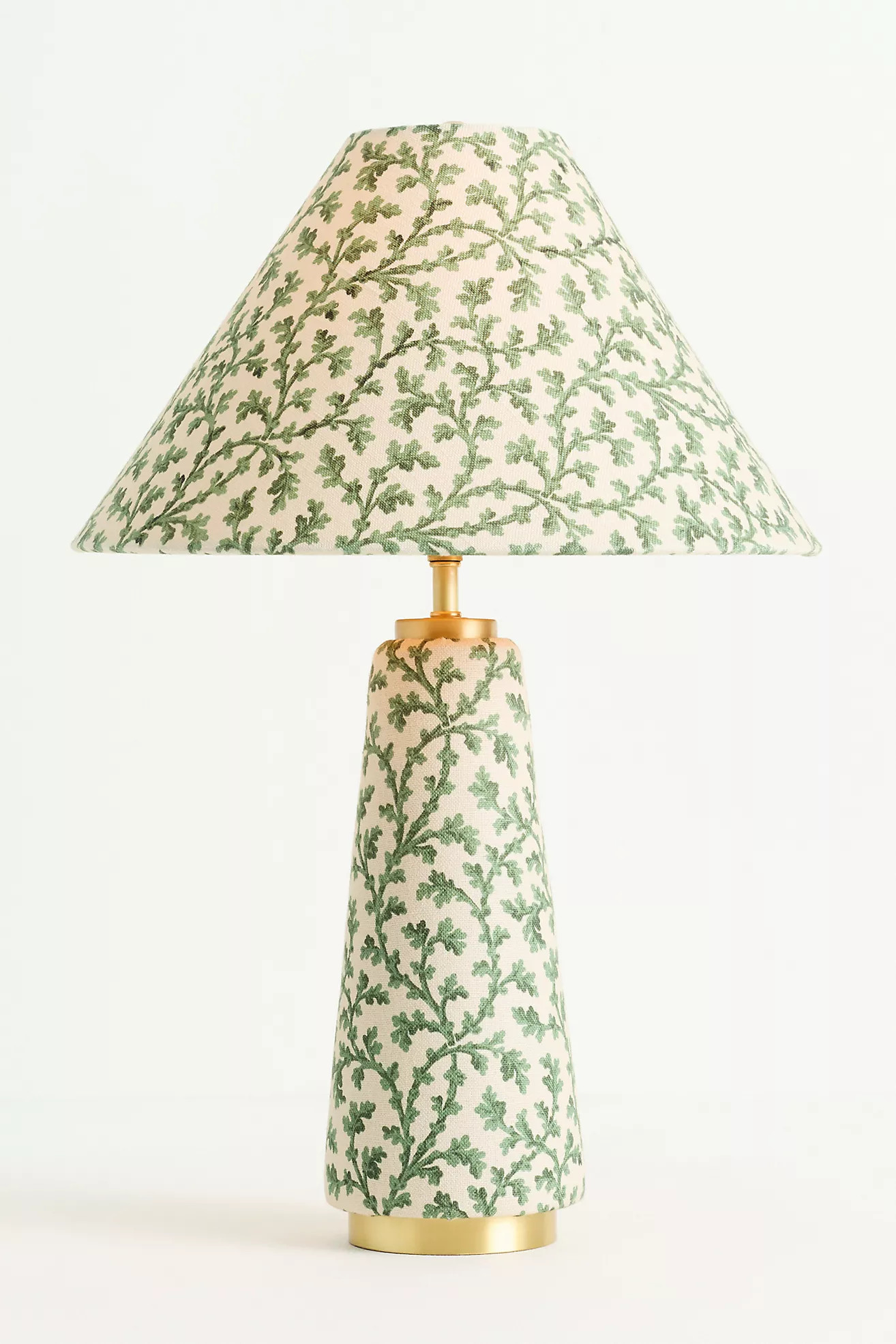 Lulu Printed Fabric Upholstered Empire Table Lamp | Anthropologie (US)