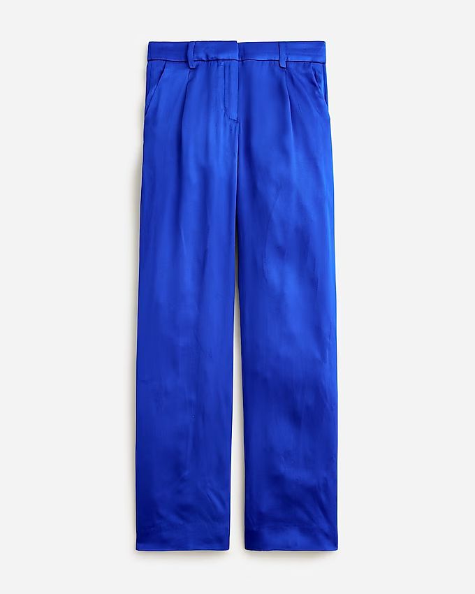 Straight-leg essential pant in luster crepe | J.Crew US