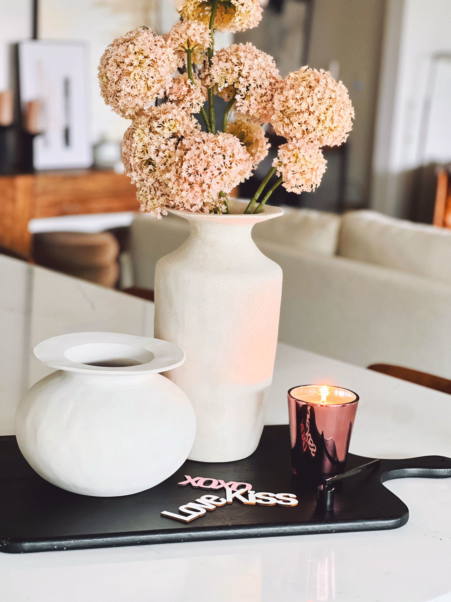 Spring florals, Valentine florals, kitchen counter decor, kitchen, island styling decor, vase decor, statement vases

#LTKHome