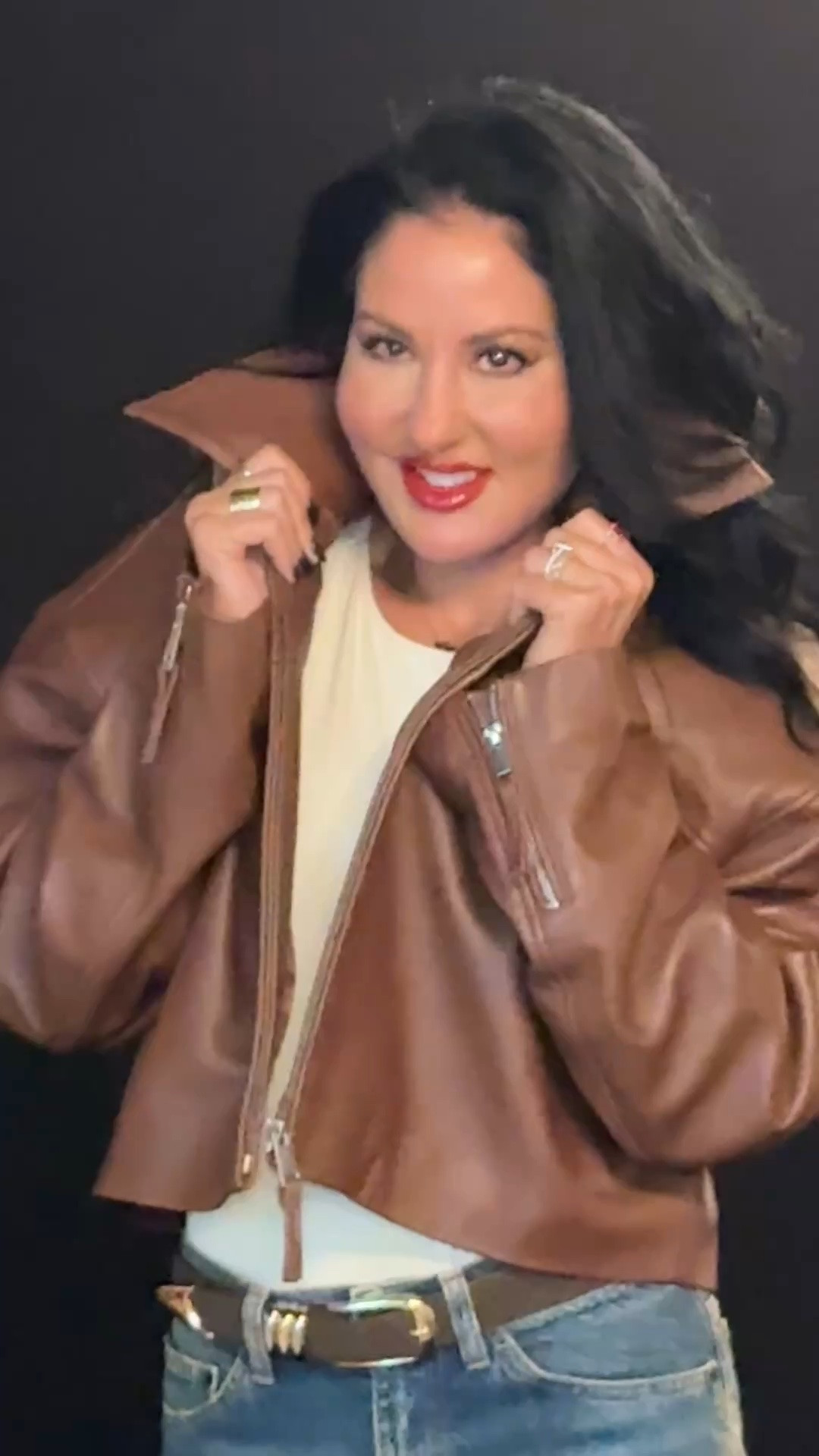 ♥️🖤♥️brown jacket

#LTKWorkwear #LTKdayinmylife #LTKgrwm