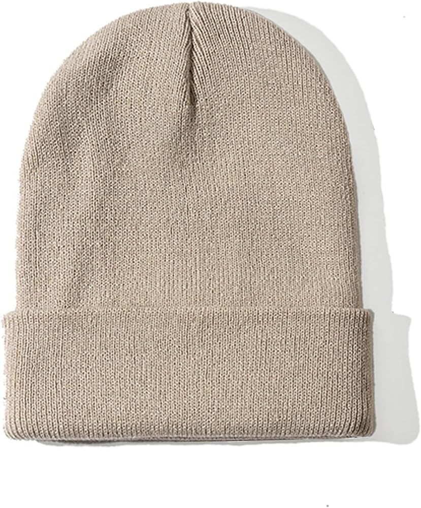 NPJY Unisex Beanie for Men and Women Knit Hat Winter Beanies | Amazon (US)