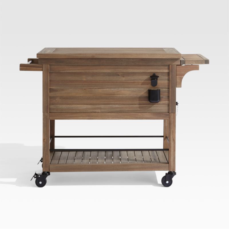 Abaco Outdoor Cooler with Wheels + Reviews | Crate & Barrel | Crate & Barrel