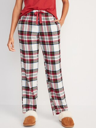 Printed Flannel Pajama Pants for Women | Old Navy (US)