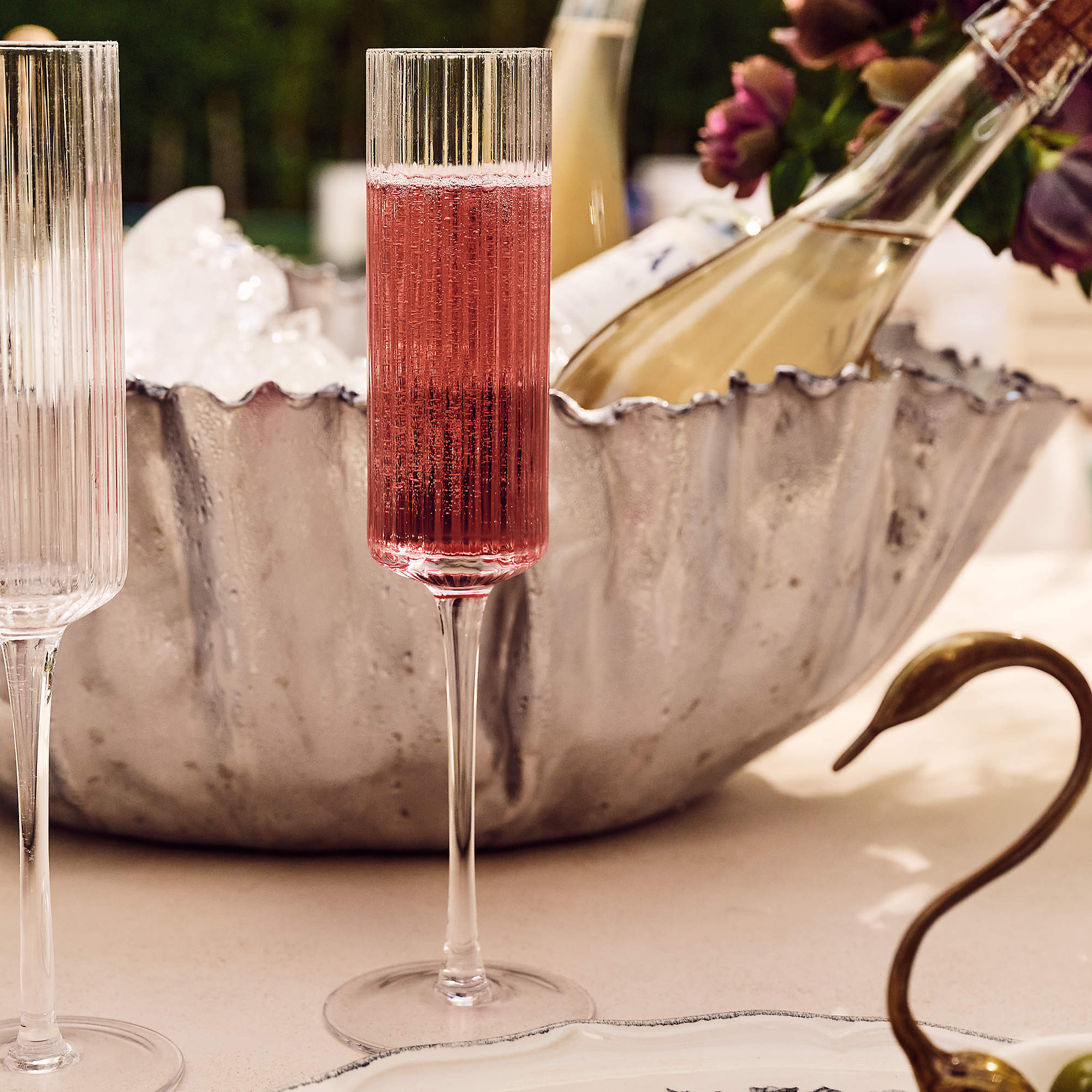 Meyer Stainless Steel Champagne/Wine Chiller + Reviews | CB2 | CB2