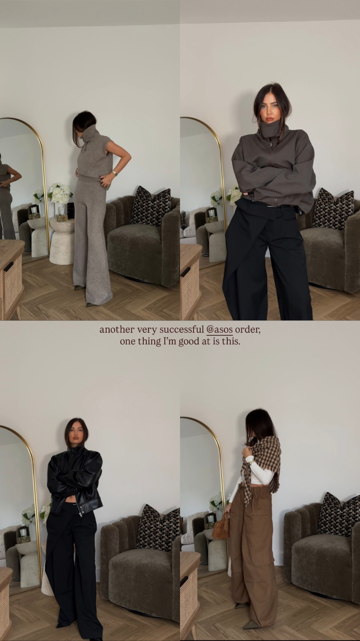 ASOS cargos leather jacket faux fur funnel neck co ord and other stories bershka Zara mango 

#LTKuk