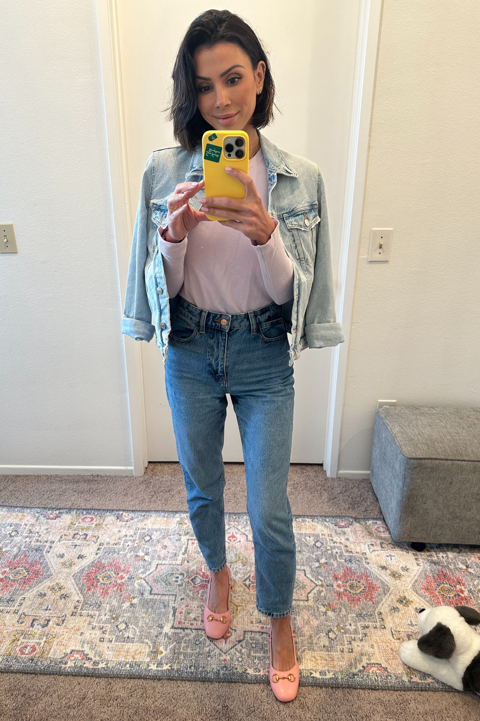 OOTD with a special appearance by woof woof 🐶😍

#LTKWorkwear #LTKStyleTip #LTKShoeCrush