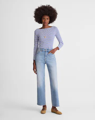 The Petite Perfect Vintage Wide-Leg Crop Jean | Madewell