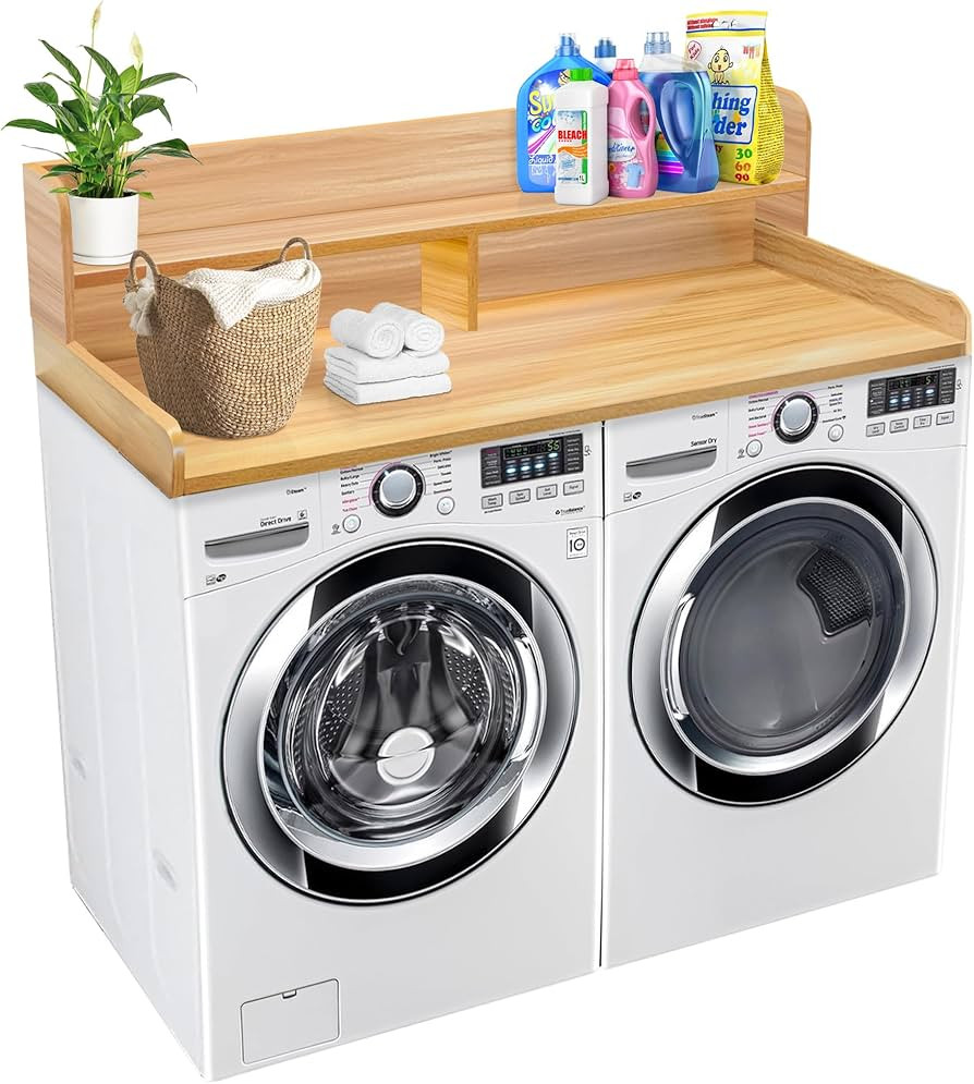 Royxen Laundry Countertop with Storage Universal Fit, Washer and Dryer Countertop with Shelf, Lau... | Amazon (US)