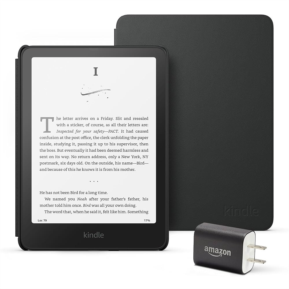 Kindle Paperwhite Essentials Bundle including All-new Kindle Paperwhite (16GB) - Black, Plant-Bas... | Amazon (US)