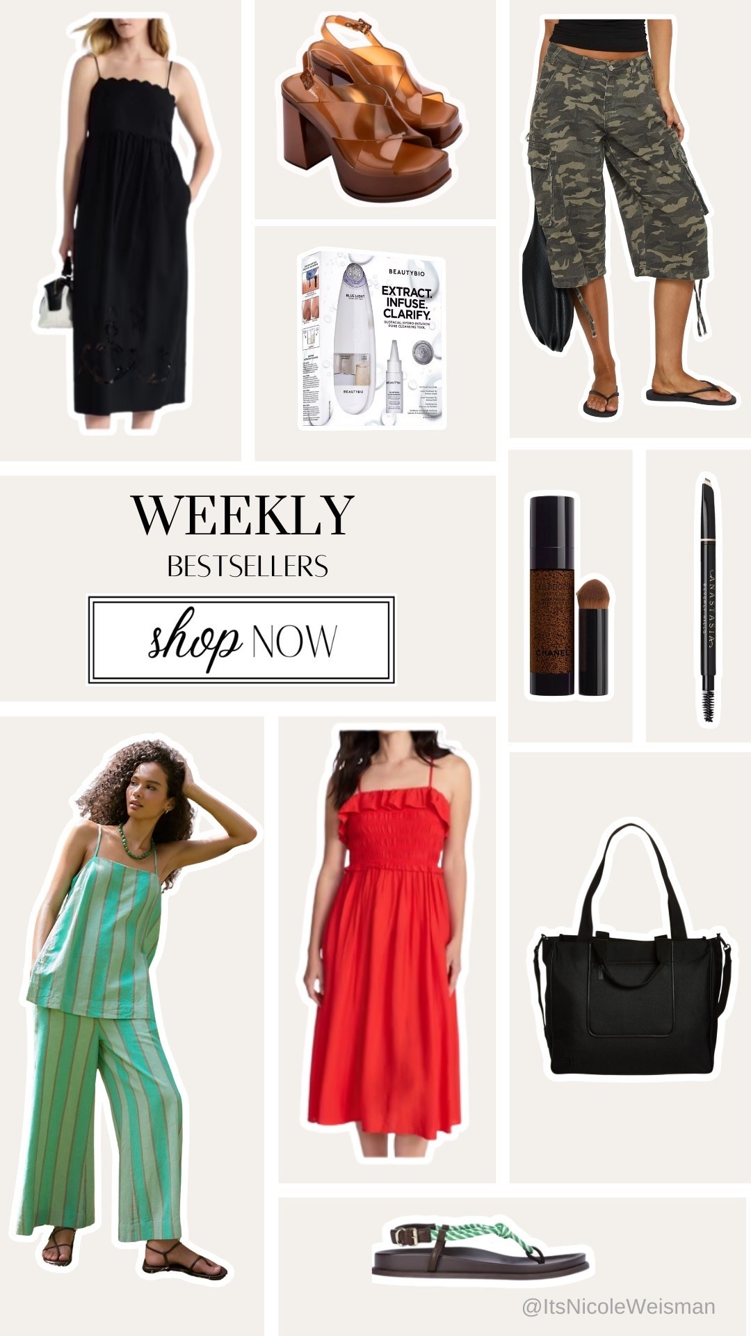 Weekly Bestsellers 

fashion - clothes - summer - dress - pants - accessories - shoes - makeup

#LTKootd #LTKSeasonal #LTKgrwm