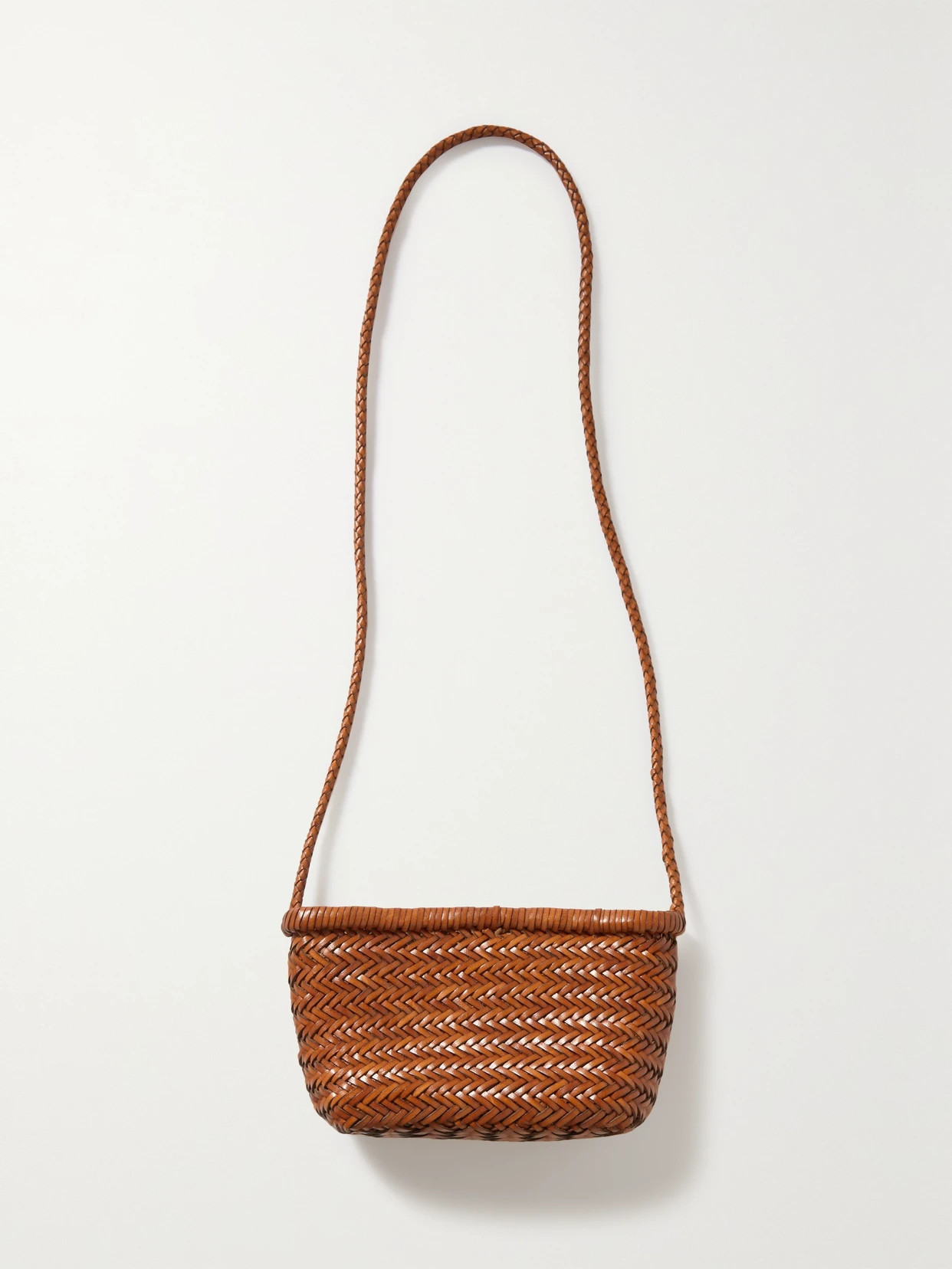 Dragon Diffusion - Minsu Woven Leather Shoulder Bag - Brown | NET-A-PORTER (US)