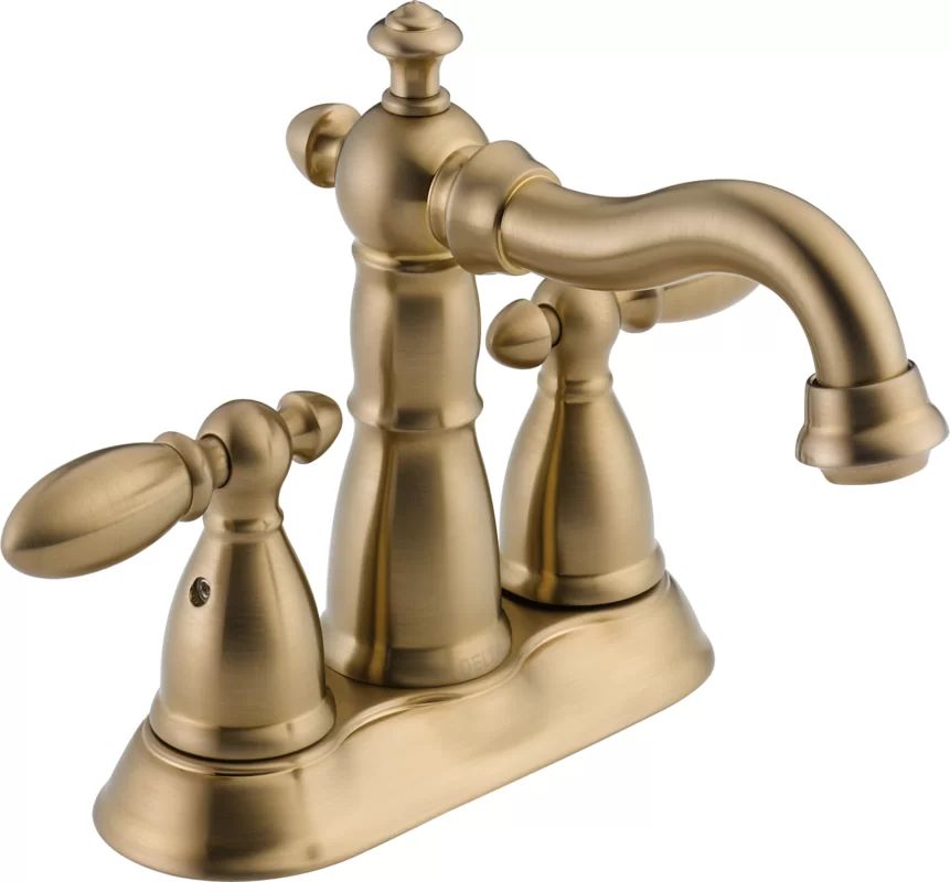 Victorian Centerset Double Handle Bathroom Faucet with Drain Assembly and Diamond Seal Technology | Wayfair North America