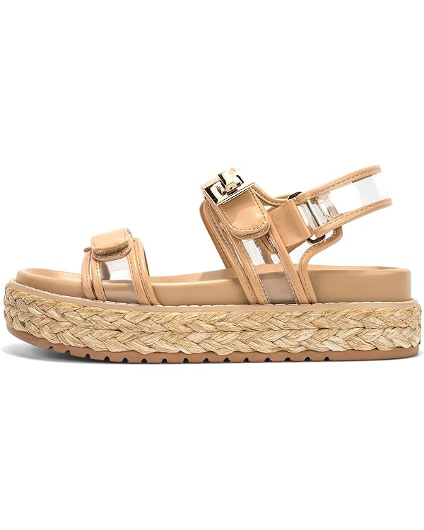 Women's Platform Sandals Open Toe Espadille Wedge Sandals | Amazon (US)