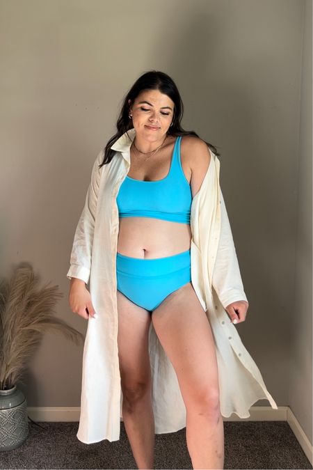 I love this high waisted super supportive swimsuit with the straps! It is such a great shape and 30% off today! It’s in a size large and fits my size 12 body perfectly

Coverup, swimsuit, mom, midsize 

#LTKsalealert #LTKswim #LTKcurves